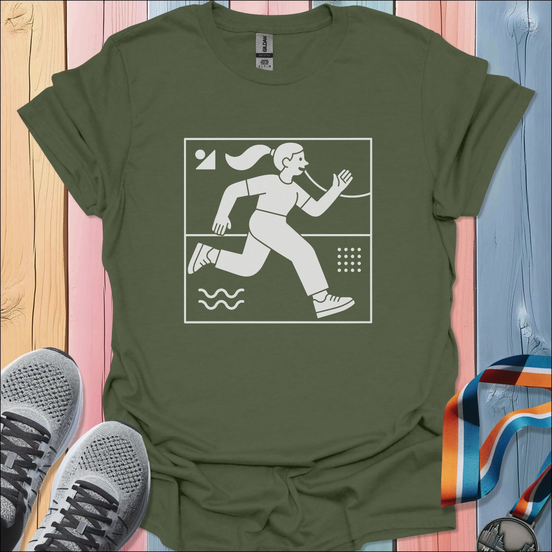 Corporate Memphis Run T-Shirt