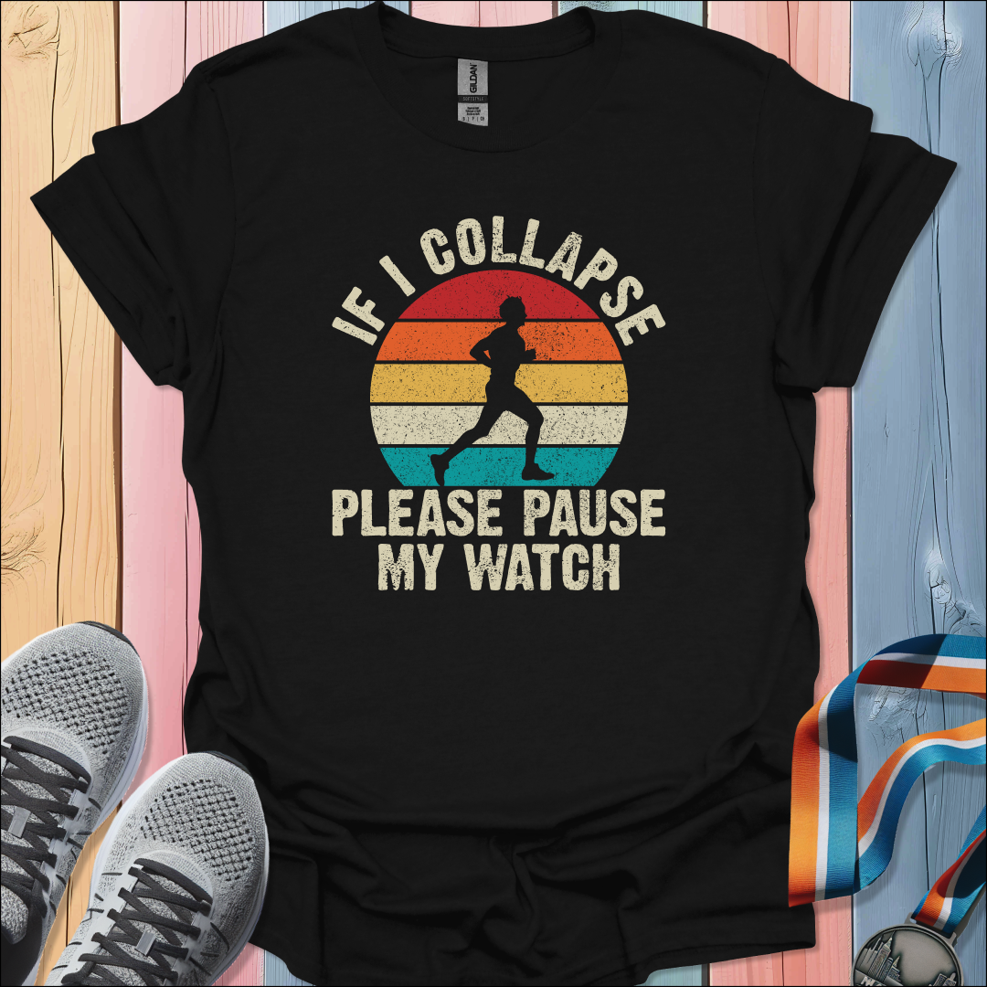 Pause My Watch (Mens) T-Shirt