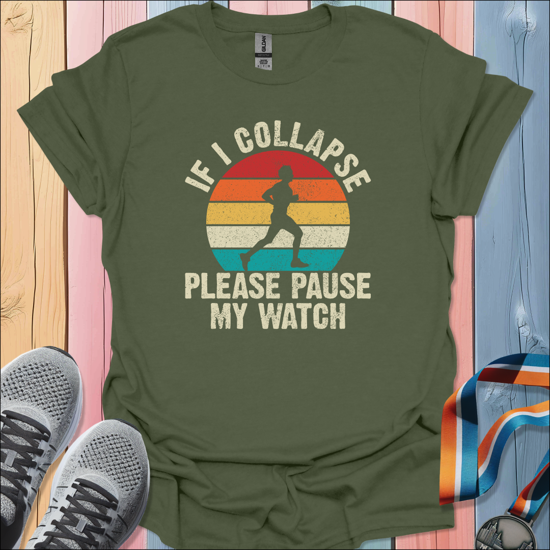 Pause My Watch (Mens) T-Shirt