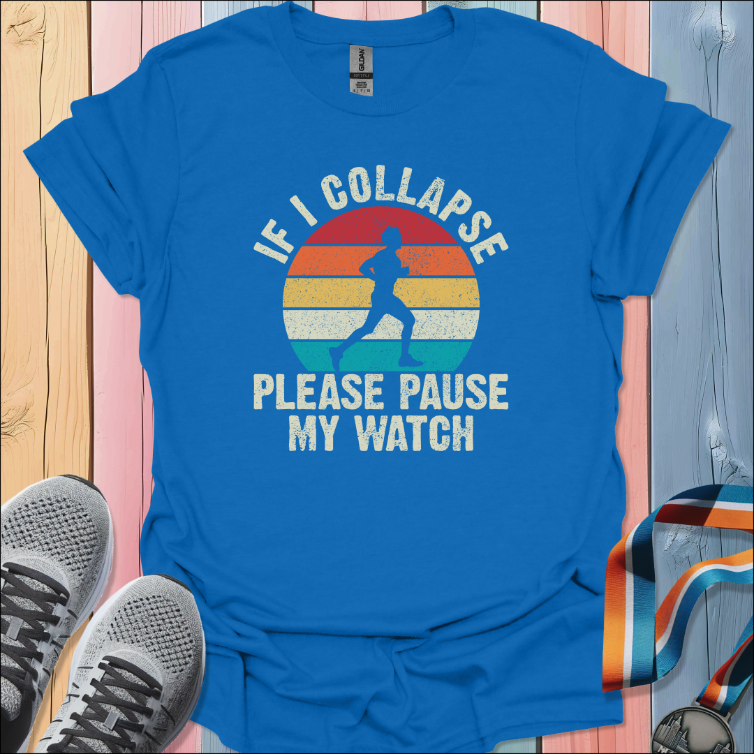 Pause My Watch (Mens) T-Shirt