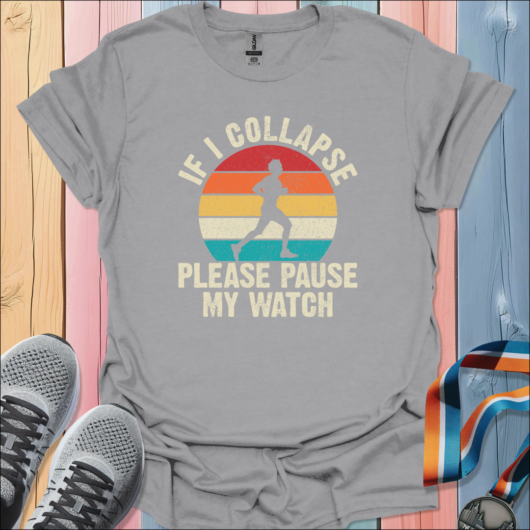 Pause My Watch (Mens) T-Shirt