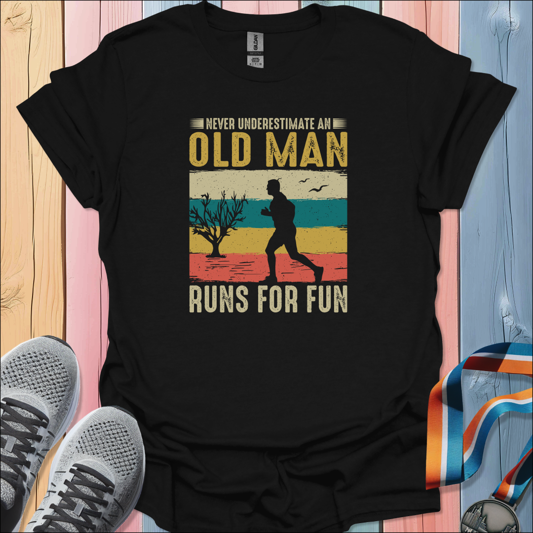 Never Underestimate An Old Man T-Shirt