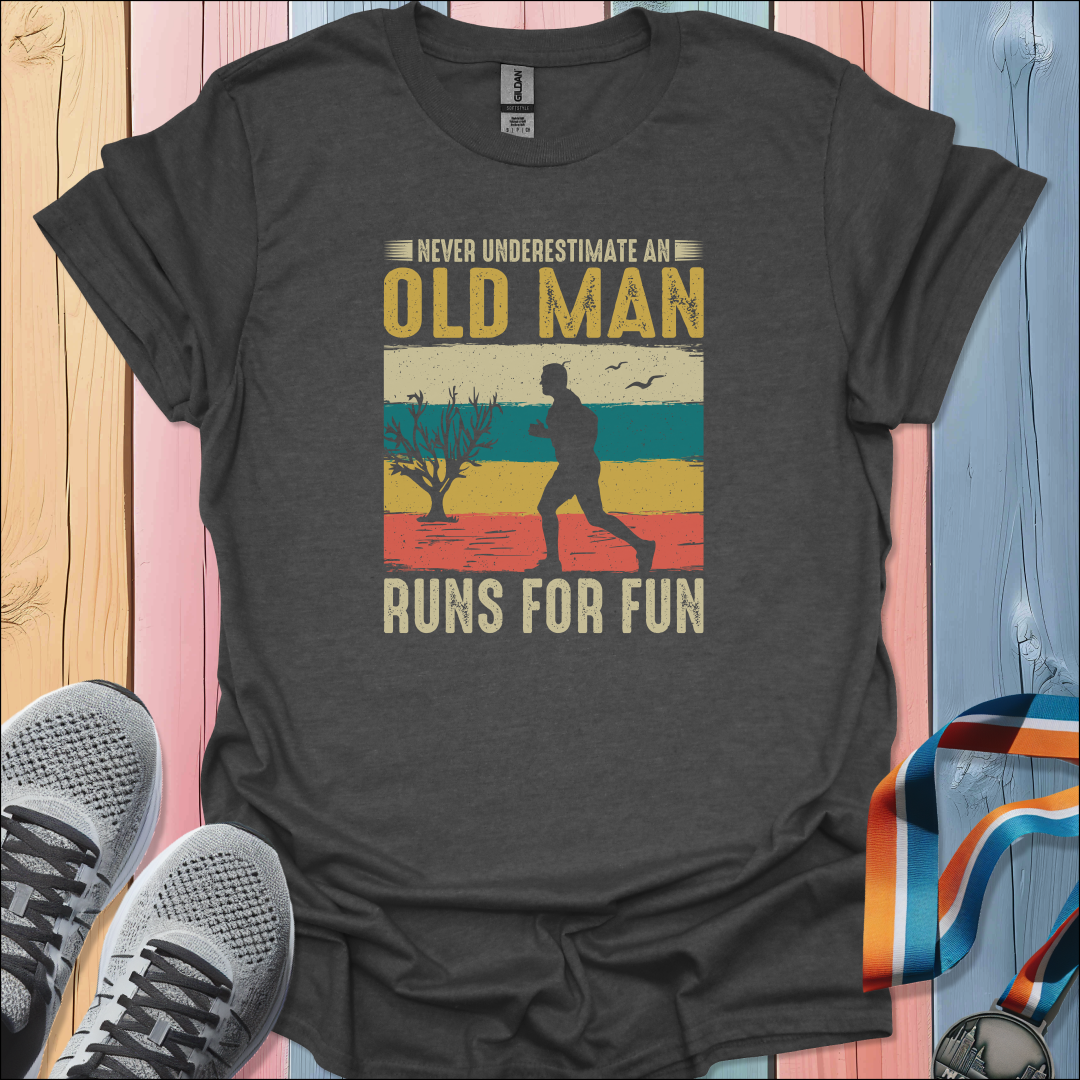 Never Underestimate An Old Man T-Shirt