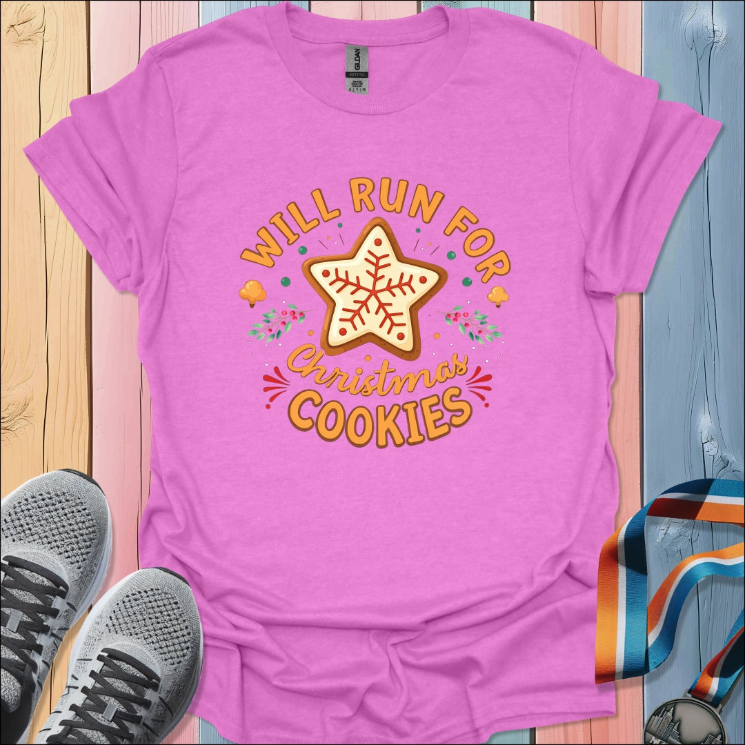 Run For Christmas Cookies T-Shirt
