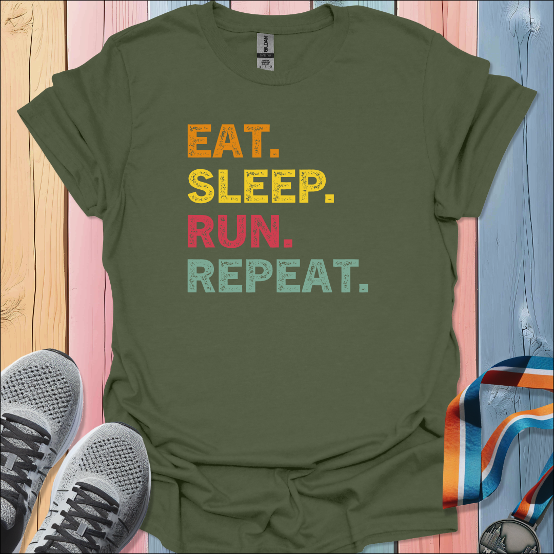Eat Sleep Run Repeat T-Shirt