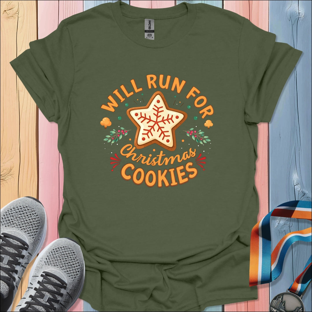 Run For Christmas Cookies T-Shirt